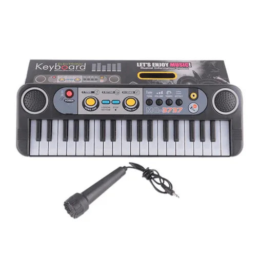 Mini electric piano keyboard with microphone - Prozone