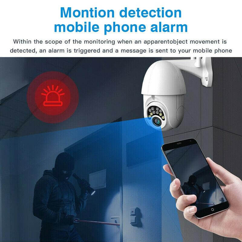 WIFI Outdoor HD Wireless Waterproof PTZ IP Security Camera
