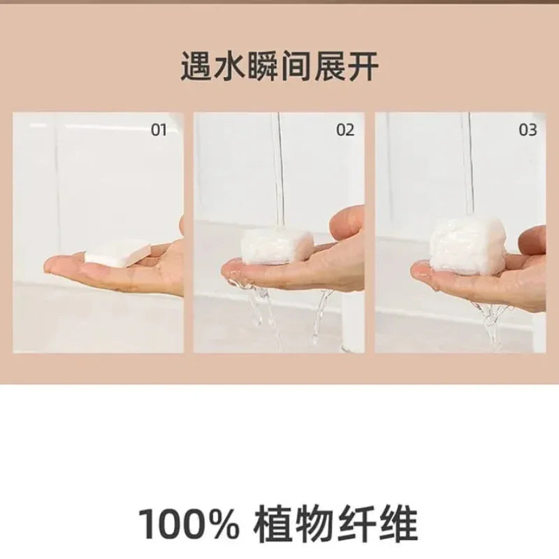7 pcs portable washable reusable compressed towel tablets - Prozone
