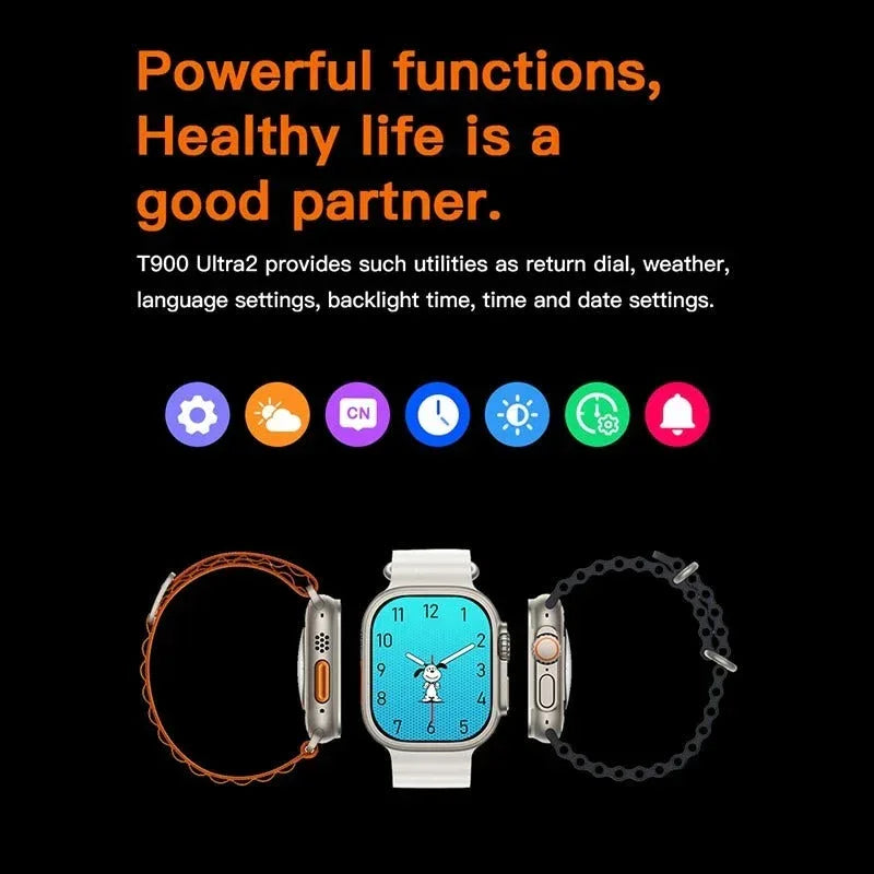 T900 ULTRA 2 SERIES 9 2.19 INCH SCREEN LAXASFIT SMART WATCH - Prozone