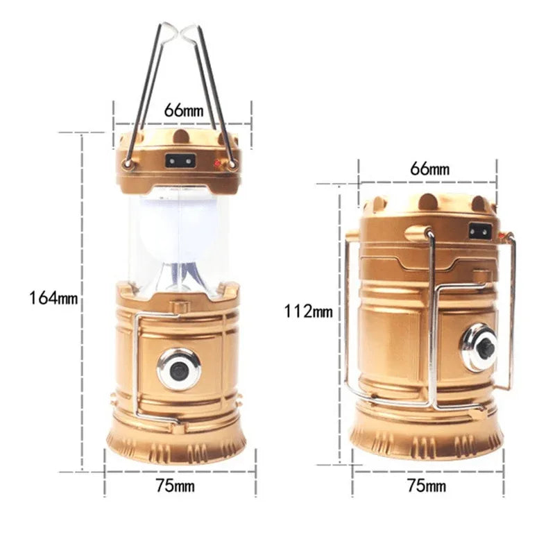 Solar lamp portable camping lantern - Prozone