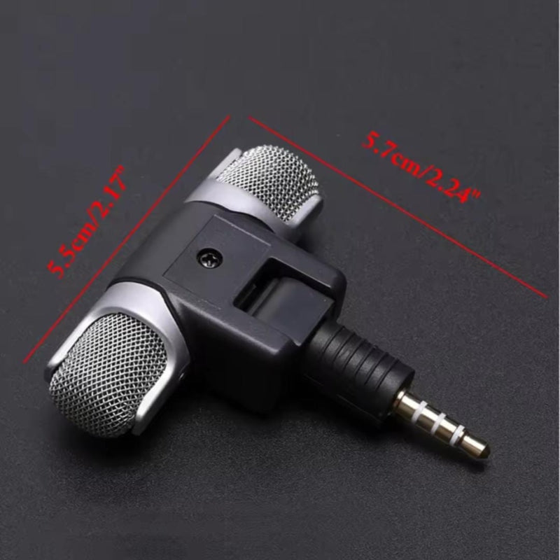 1PCS Mini 3.5mm Jack Microphone Stereo voice recording