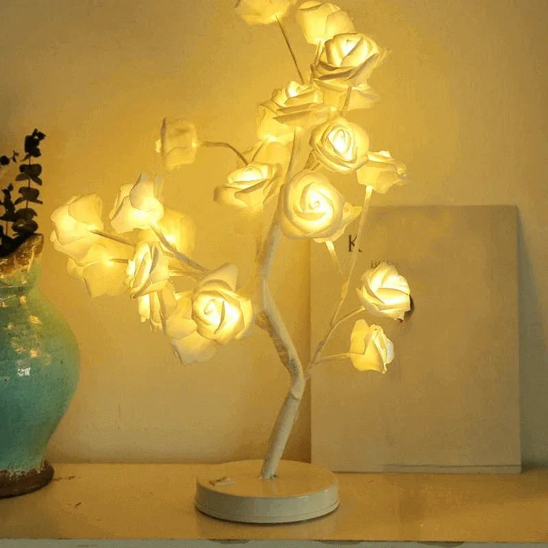 White rose lamp - Prozone