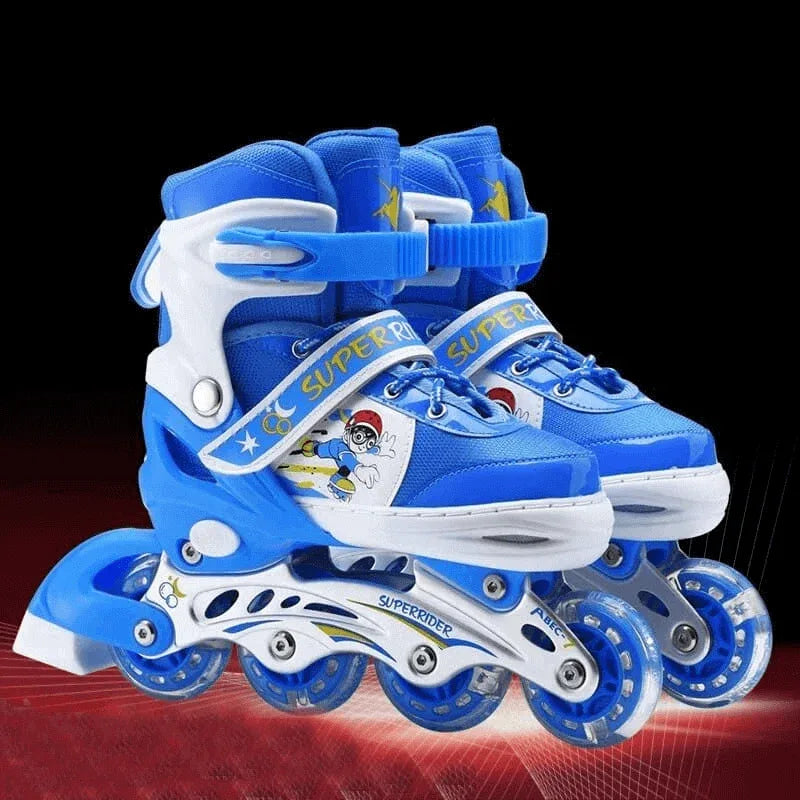 Adjustable children four-wheel roller skater skate shoes - Prozone