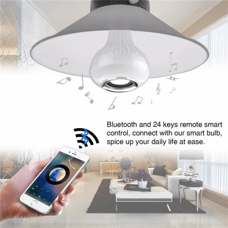 2 in 1 rgb led light and wireless speaker 12w - Prozone