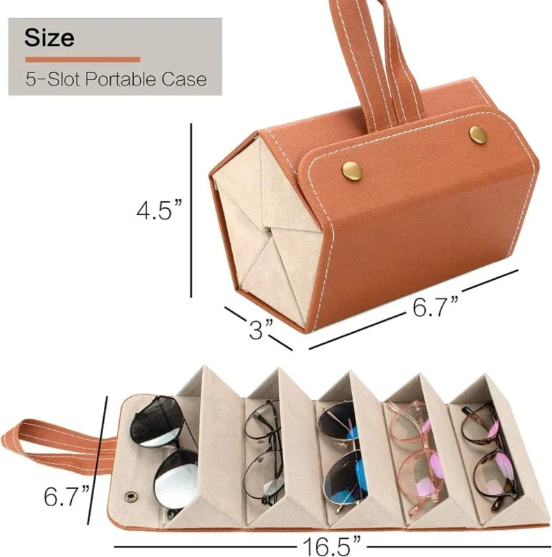 Leather sun glasses organizer - Prozone