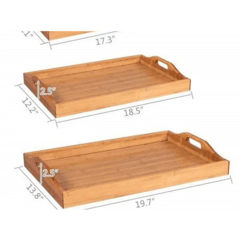 Wooden trays 3 pcs - Prozone