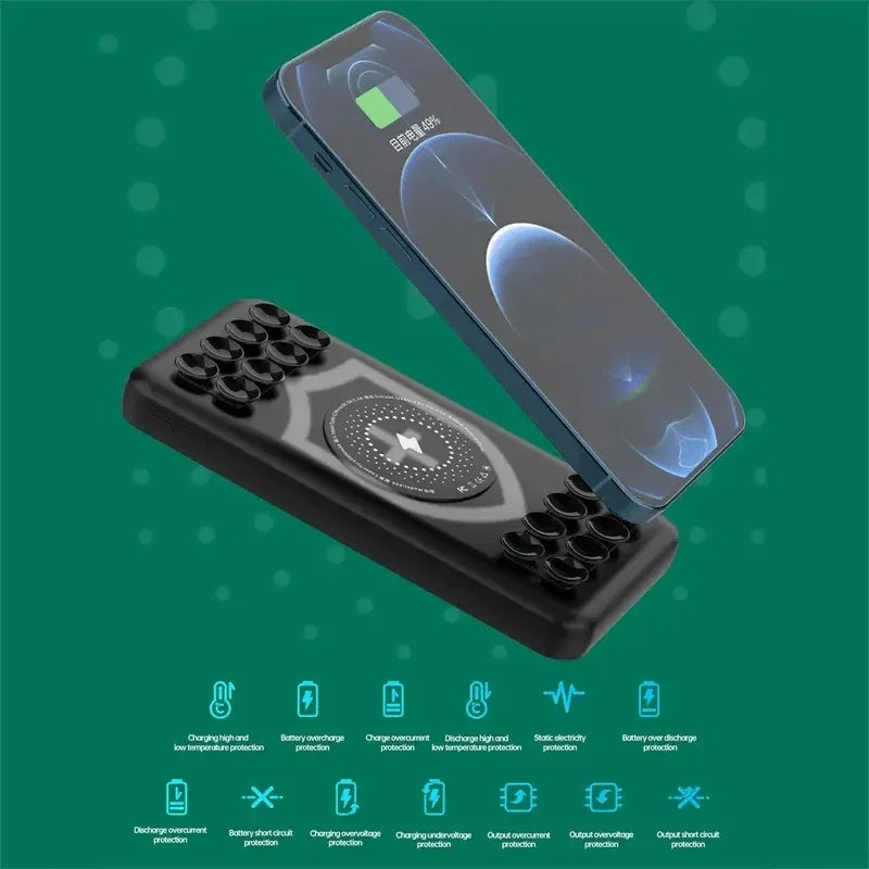 X09 10000 mah wireless pd fast charging 2.1a 4 output power bank - Prozone