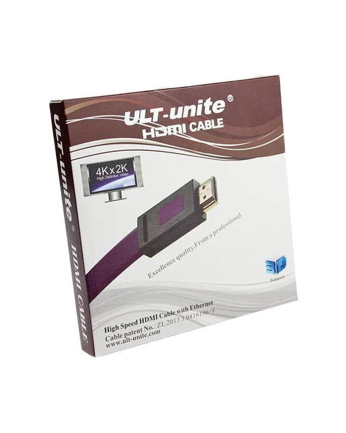 Hdmi flat cable ult unit 1.4v 10m 2k.4k purple - Prozone