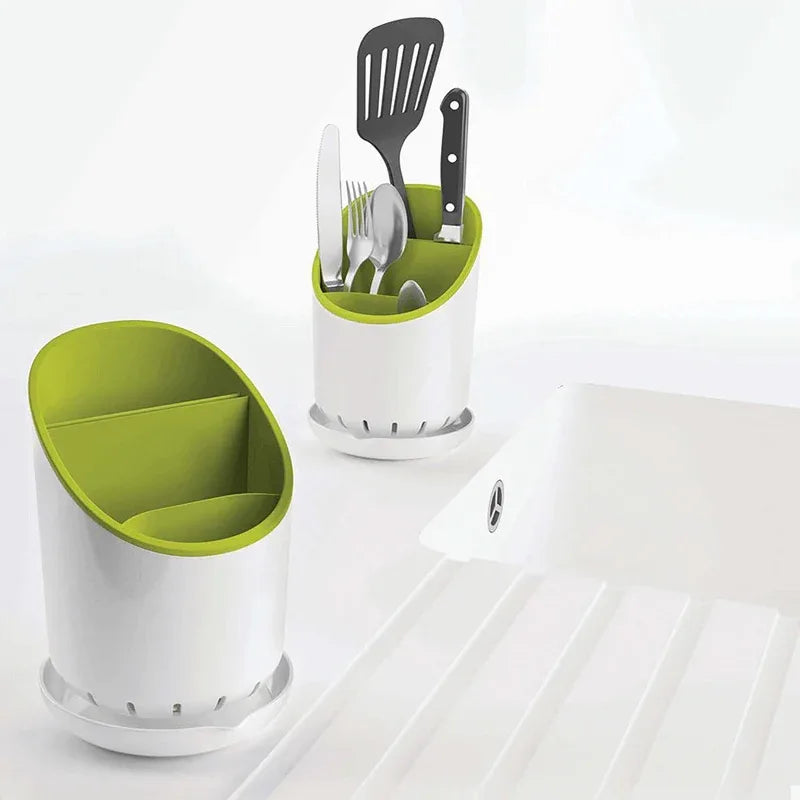 Spoon holder drain cutlery organizer - Prozone