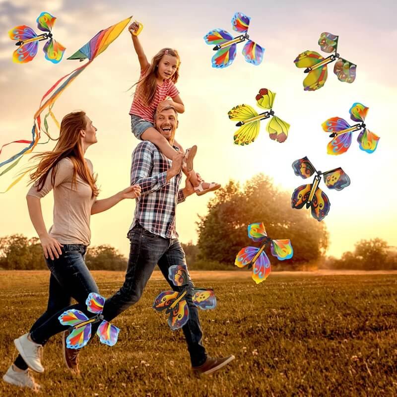 Stress Relief Flying Butterfly Novelty Magic Toy Pack Of 6 - Prozone