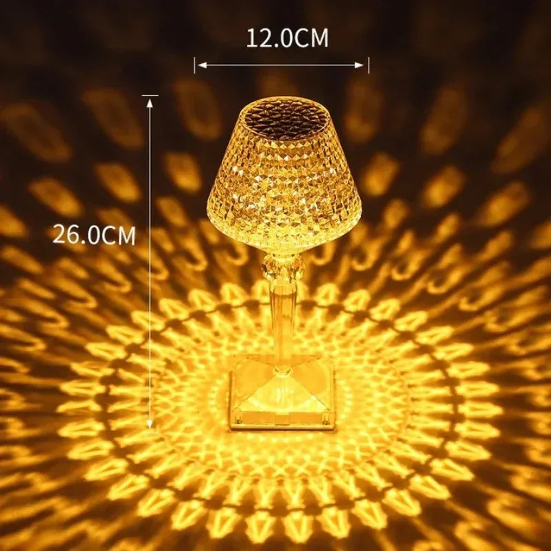 Crystal diamond stone style lamp - Prozone