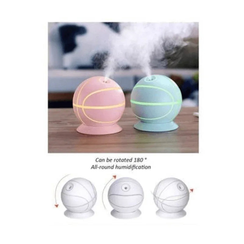 Rotatable basketball shaped air humidifier 240ml - Prozone