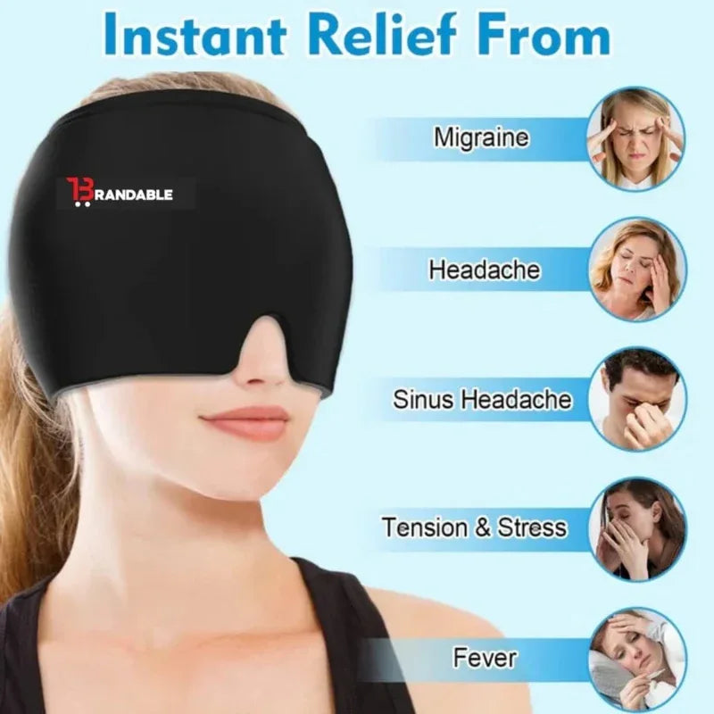 Headache relief hat and migraine cap cold compress - Prozone