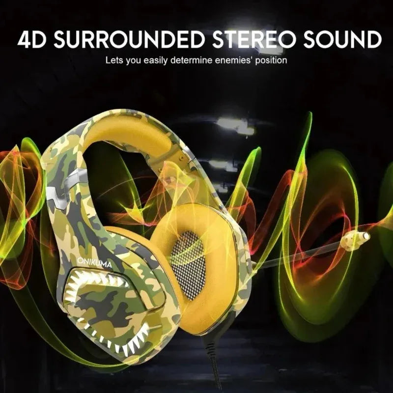 Onikuma gaming headset k1 b pro stereo sound noise cancelling - Prozone