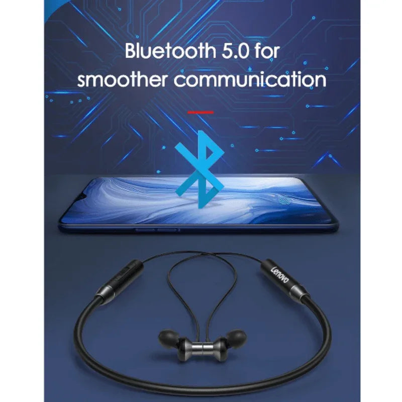 Lenovo neckband wireless headphones he05 - Prozone