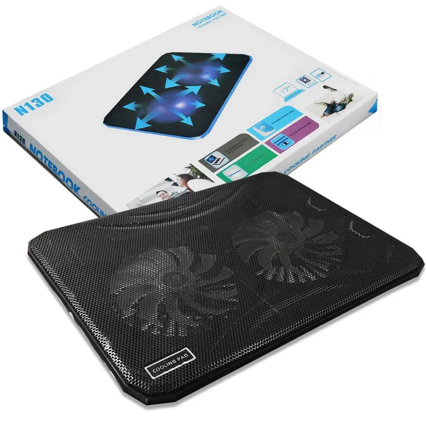 N130 2-fan ultra-thin cooling cooler pad for 15.7 notebook - Prozone