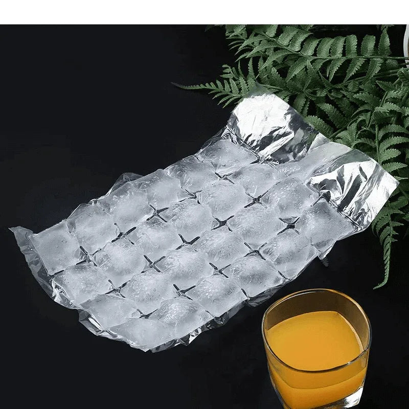 Pack of 10 self seal 24 grid kitchen ice bag - Prozone