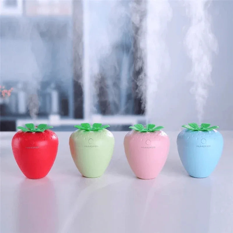 Mini strawberry usb humidifier with night light - Prozone