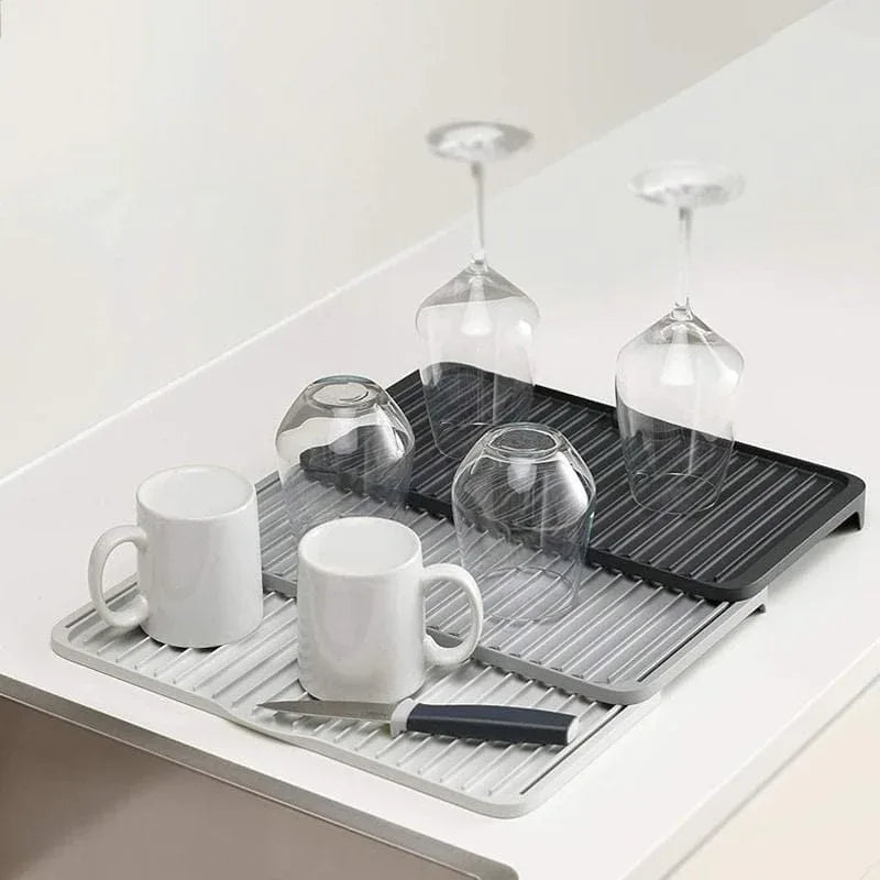 Folding expandable dish drying board - Prozone
