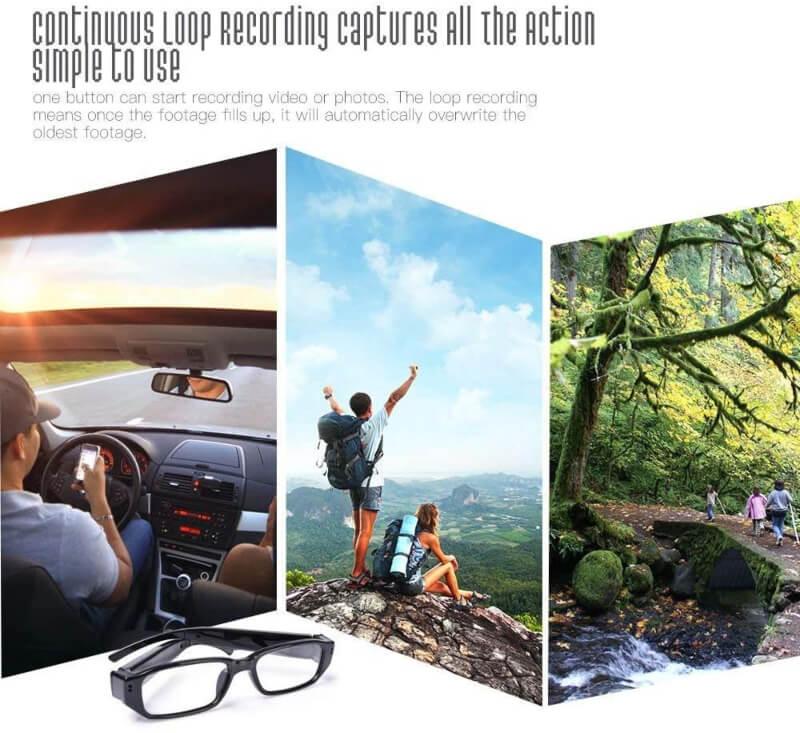 Full hd 1080p spy glasses hidden camera - Prozone