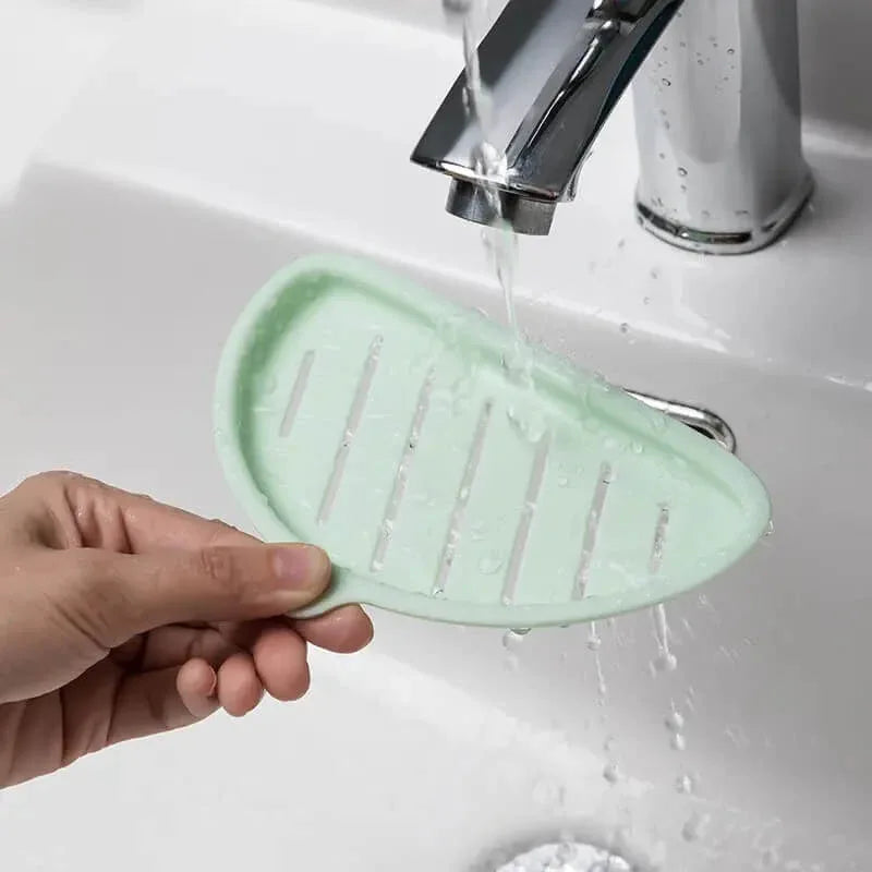 2 pcs soap dish fish shape with towel hanger - Prozone