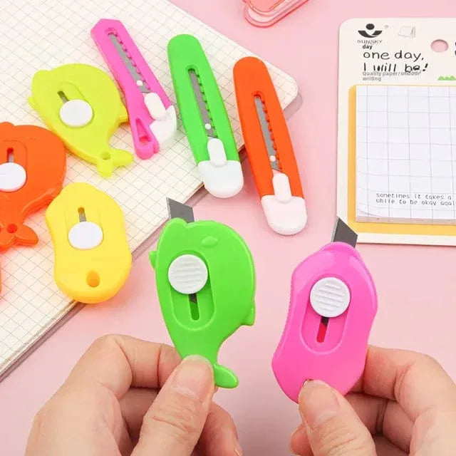 Pack of 2 mini cartoon utility knife cutter - Prozone