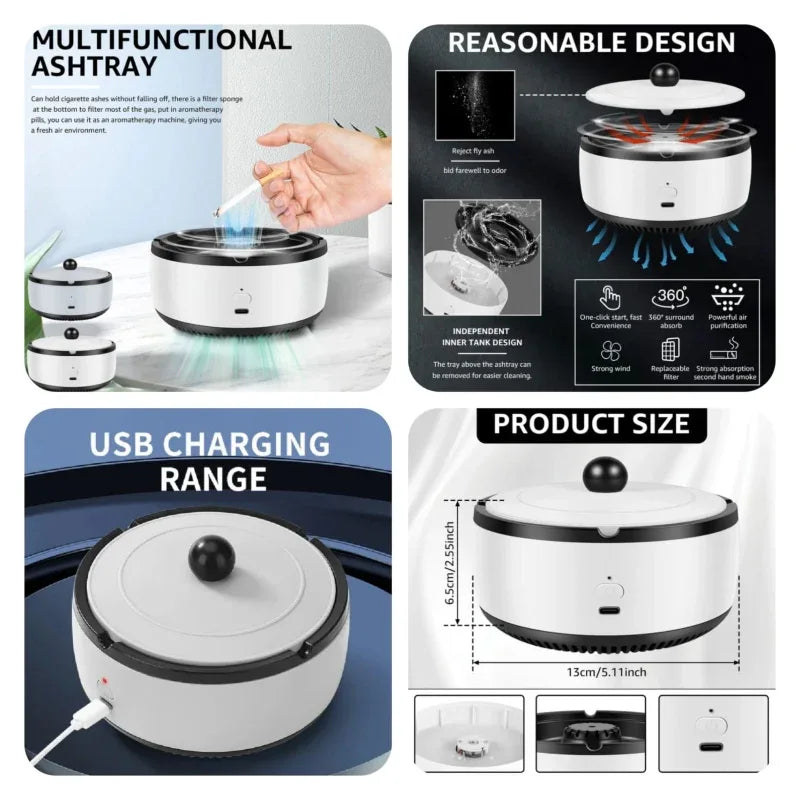 2in1 air purifier multifunctional home air freshener ashtray - Prozone