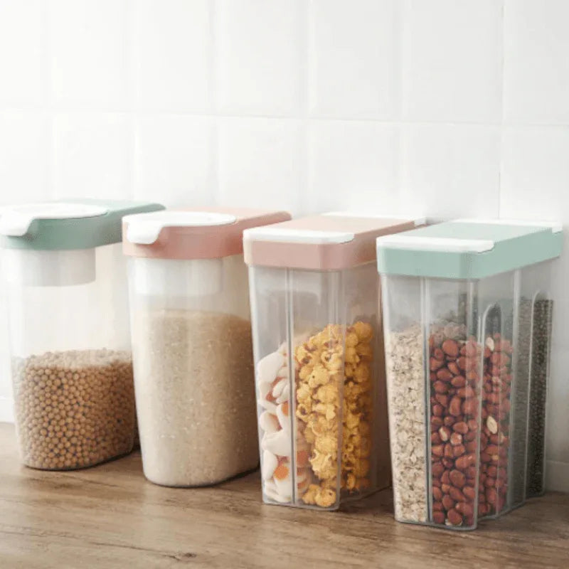 1-4 grid clear kitchen storage containers - Prozone