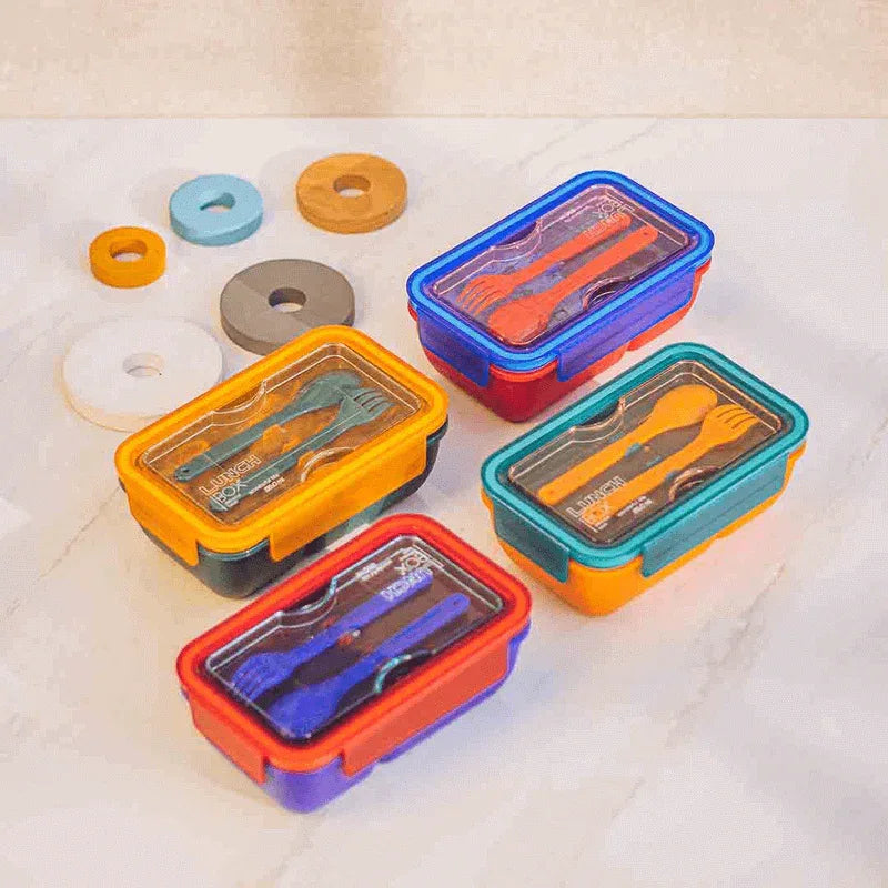 Mario lunch box with spoon and fork - Prozone