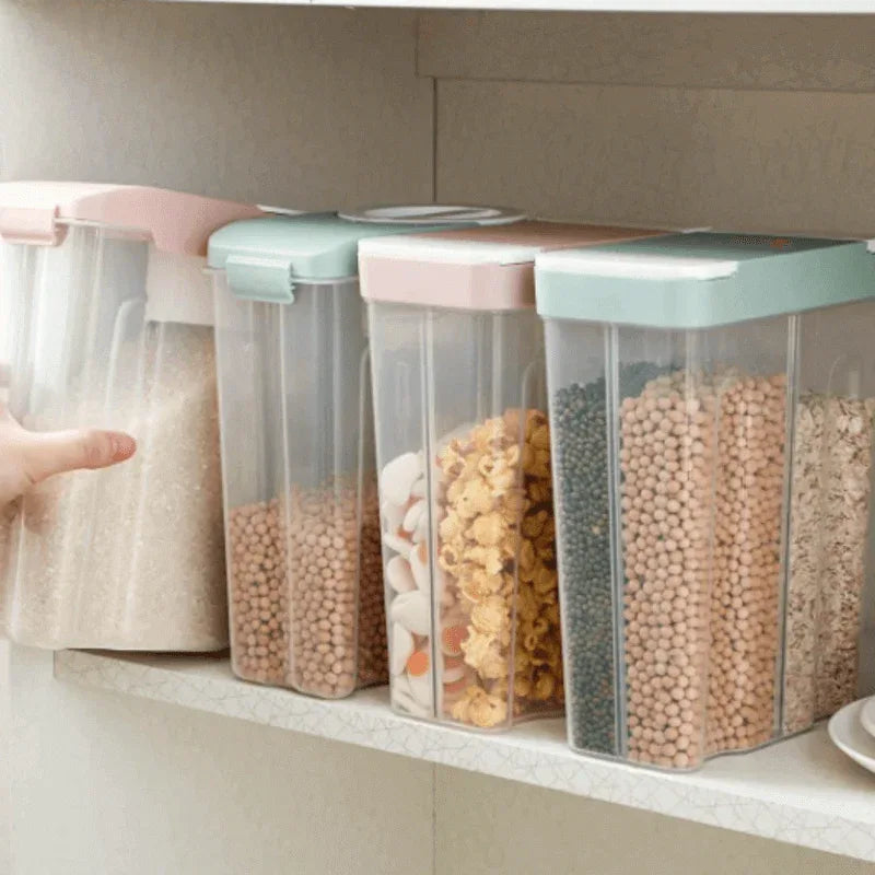 1-4 grid clear kitchen storage containers - Prozone