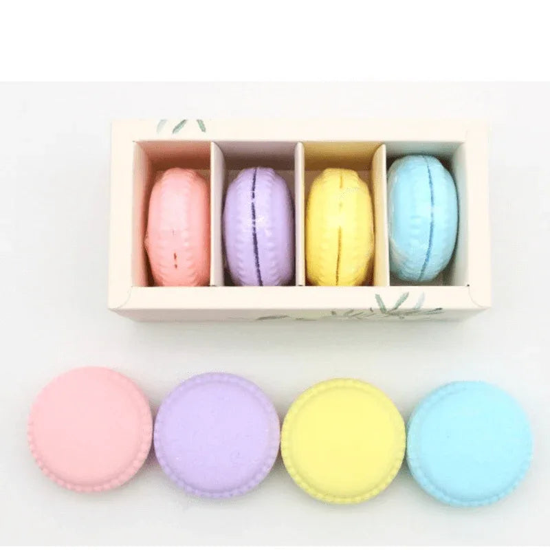 1 box of 4 macaron cookies bath bombs - Prozone