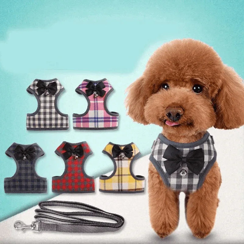 Soft harness + leash reflective vest for dogs - Prozone