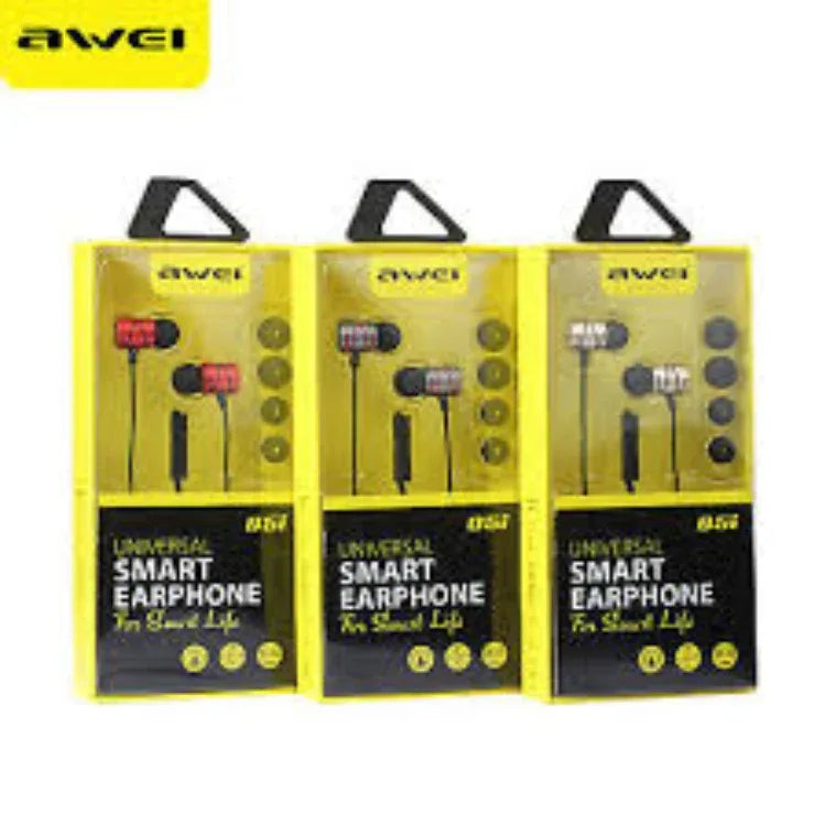 Awei steel series metal stereo earphone (q5i) - Prozone