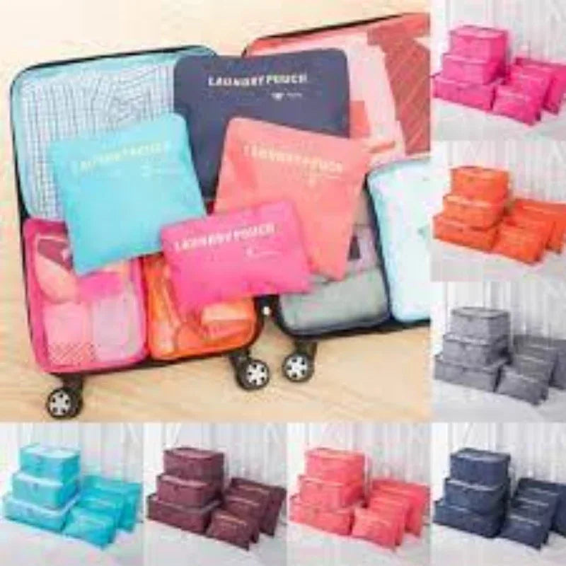6 pcs bags for travel storage oraganizer - Prozone