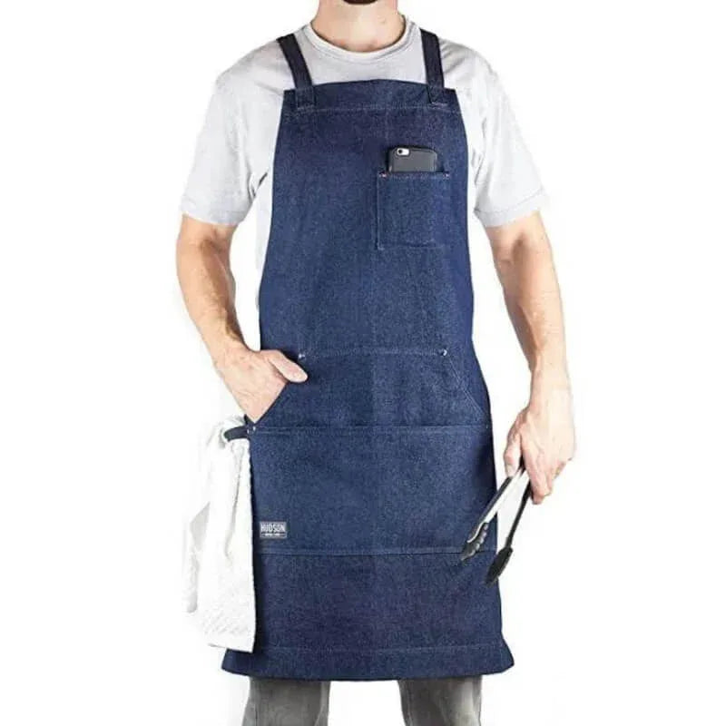 1 pc imperial smart denim apron - Prozone