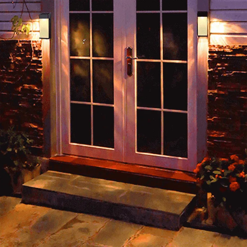 Outdoor solar powered wall lamp - Prozone
