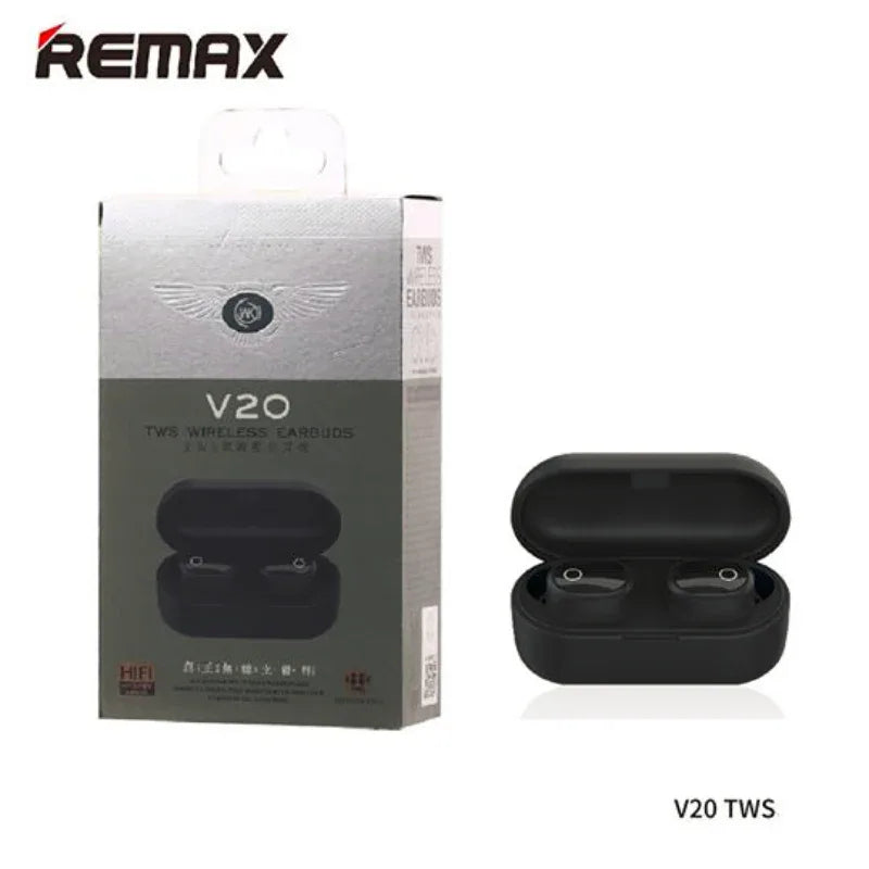 Remax wk tws v20 air dots bluetooth with charging dock - Prozone