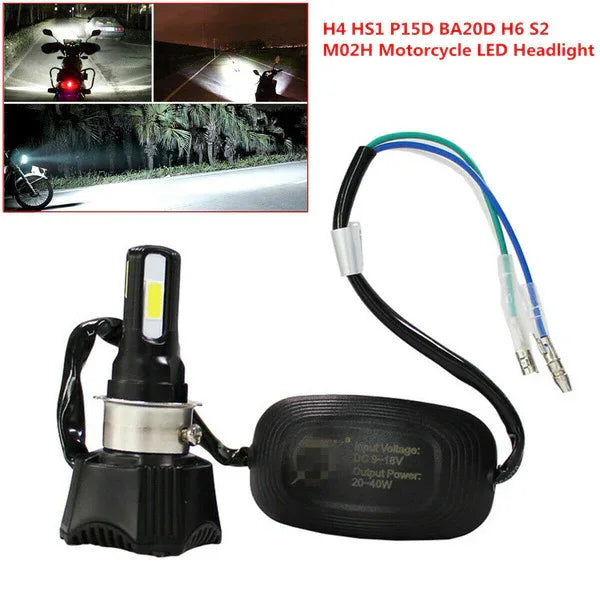 Motorcycle led headlight 40w 4400lm rtd m02h - Prozone