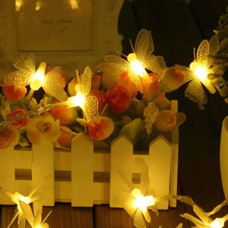 10 led butterfly fairy lights - Prozone