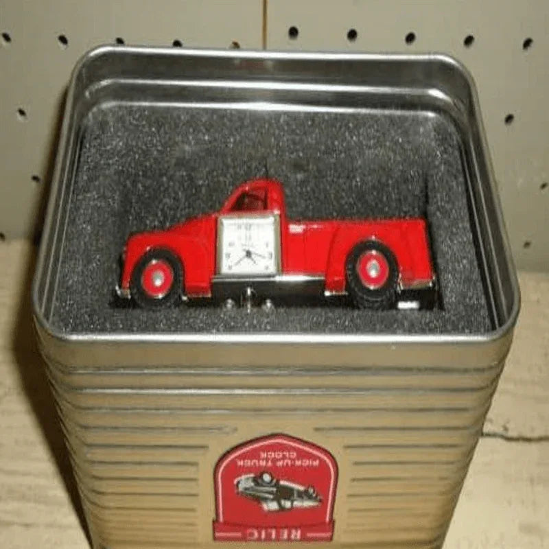 Relic brand antique dump truck clock- metal - Prozone