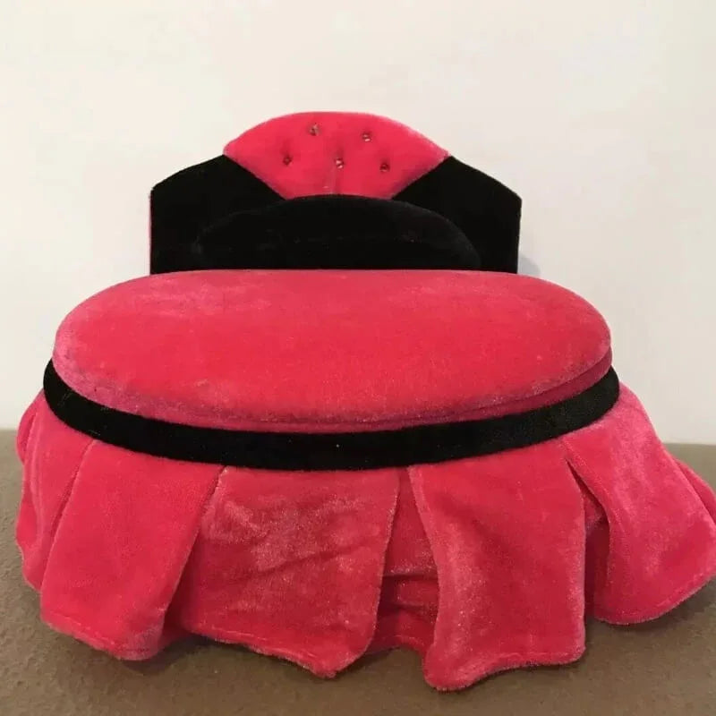 Pink luxury round bed style jewelry organizer - Prozone
