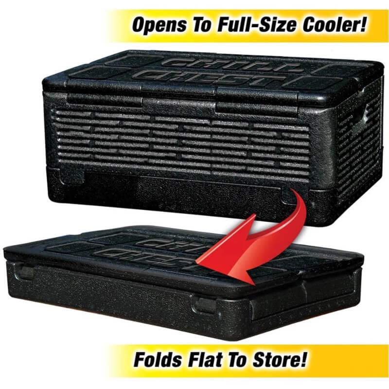 Chill cooler car insulated box - black - Prozone