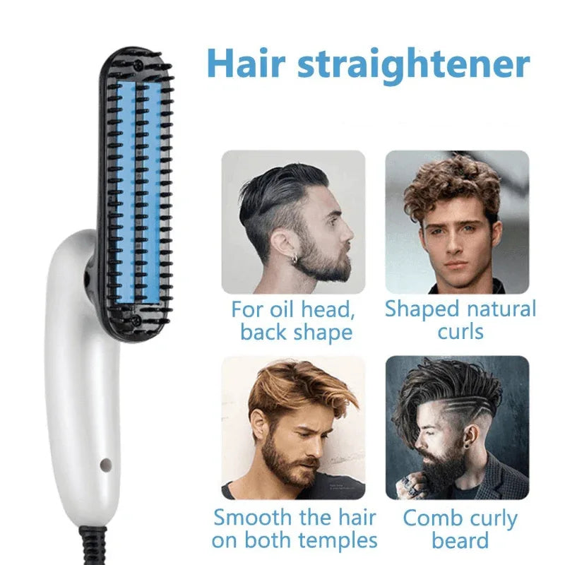 2 in 1 hair and beard straightener comb - Prozone