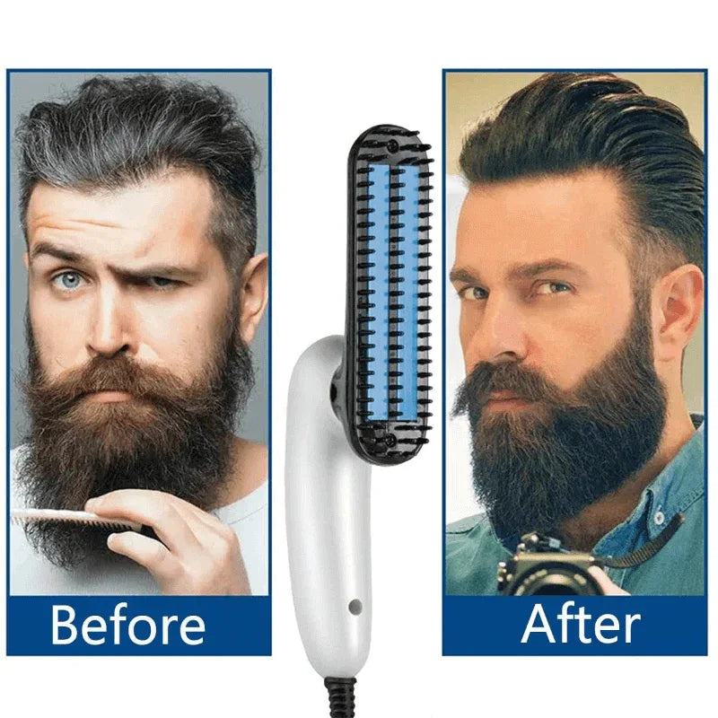 2 in 1 hair and beard straightener comb - Prozone