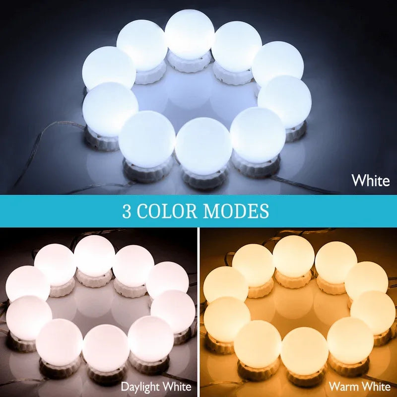Set of makeup mirror led lights 12v - Prozone