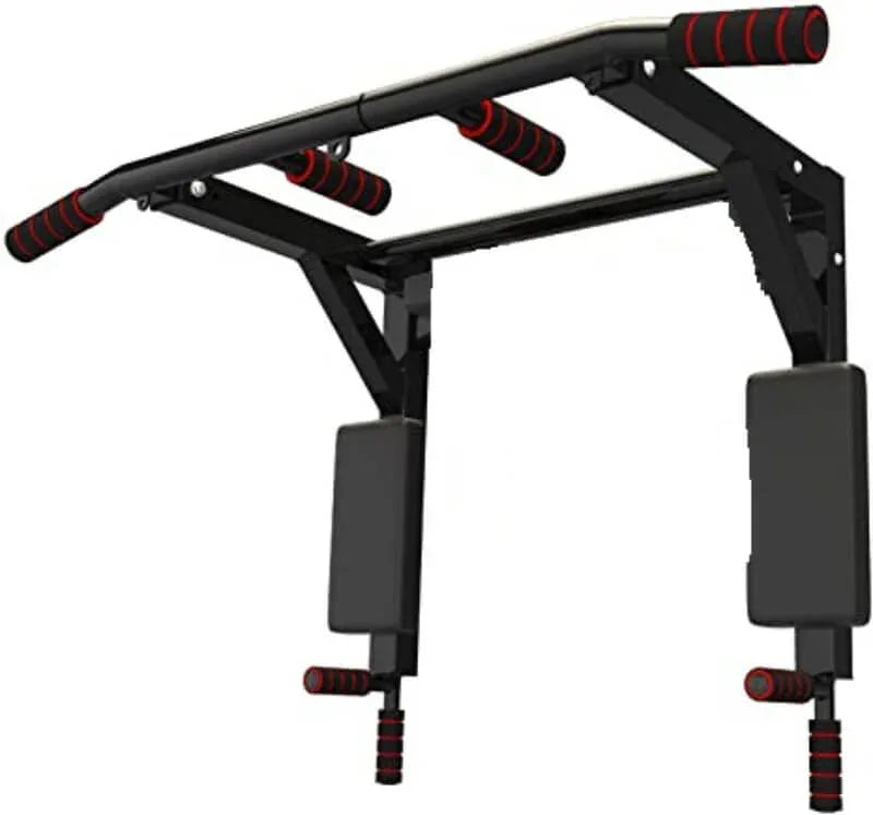 Portable Wall Mounted Pull Up Bar - Chin Up Bar With Dip Bar - Prozone