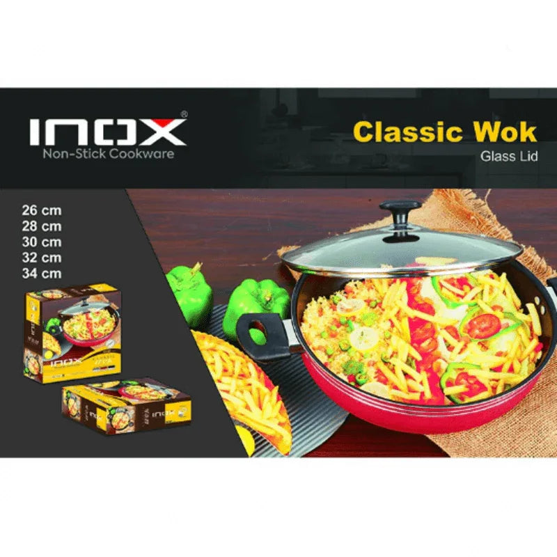 Classic wok with glass lid - Prozone