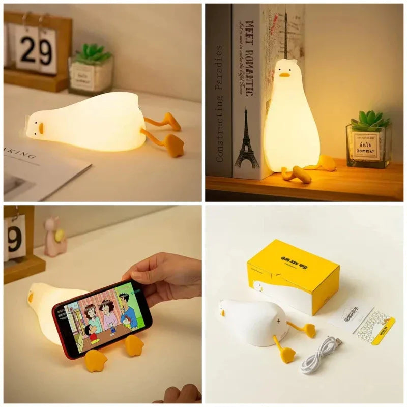 Lying Flat Duck Kids Night Light - Prozone