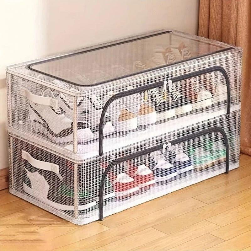 Shoe Storage Box With Steel Frame Large Rack - Prozone